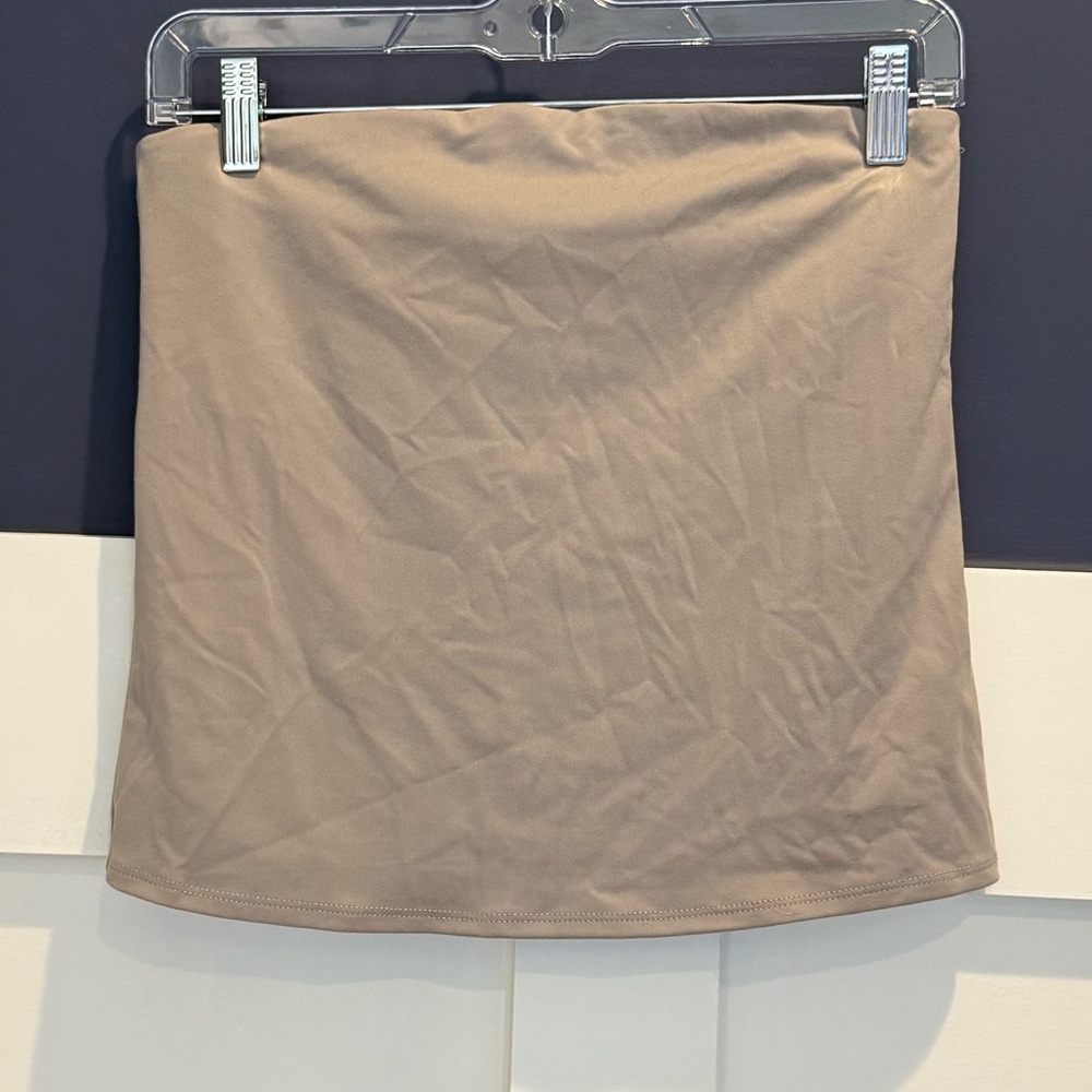 Gray / Khaki Women's Cropped Tube Top from PacSun Size M NWOT